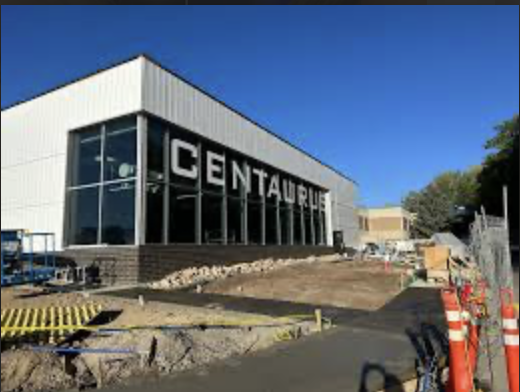 Centaurus High School engineering wing is under construction and nearing completion.